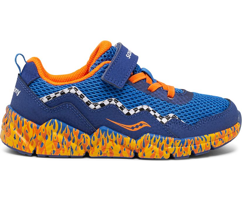 Kids' Saucony Flash A/C 2.0 Sneakers Blue Camo | Singapore 860WNBY